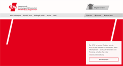 Desktop Screenshot of gew-mv.de